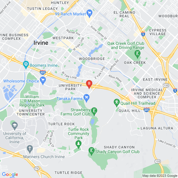 Ara Air Condition and Heating location map: 6 Eucalyptus, Irvine, CA
